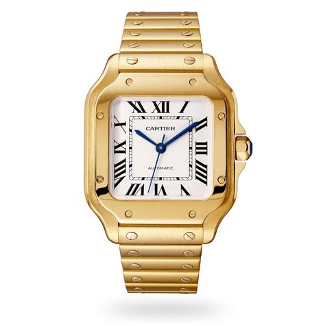 gold cartier|cartier gold watches for men.